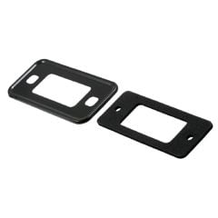 Side Marker Light Bezel Black Anodized With Gasket Bronco 1970-1977