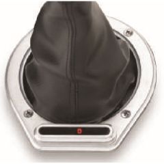 Lokar Shift Boot Round Black Billet With Vertical LED Indicator/Sensor Kit For GM 700-R4/ 4L60 Transmissions