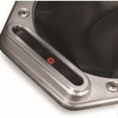 Lokar Shift Boot Round Black Billet With Vertical LED Indicator/Sensor Kit For GM TH-200-4R Transmissions