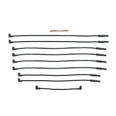 MSD Spark Plug Wire Super Conductor For Socket Style Cap Set Black Mustang 351W/351C/429/460 1965-1973
