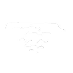 Classic Tube Brake Line Intermediate Original Steel Mustang 1974-1978