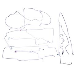 Classic Tube Brake Line Kit Complete Stainless Steel With ABS Cobra Mustang 1994-1995