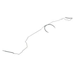 Classic Tube Fuel Line Tank To Pump Stainless Steel Mustang V6/V8 1977-1978