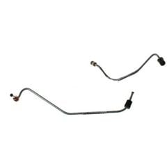 Classic Tube Brake Master Cylinder To Distribution Block Fluid Line Stainless Steel Pair For Power Disc Brakes 1967 Mustang
