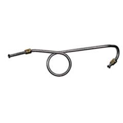 Classic Tube Brake Master Cylinder To Distribution Block Fluid Line 1/4" Stainless Steel For Power Drum 1966 Mustang