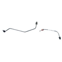 Classic Tube Brake Master Cylinder To Distribution Block Fluid Line Original Steel Pair For Power Drum 1970 Mustang