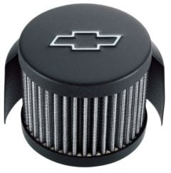 PROFORM Push-In Breather Cap Black With Bowtie Logo/Shield