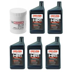Driven Racing Oil Oil Change Kit W/HR1 High Zinc Conventional 15W-50 Oil F-100 1948-1979
