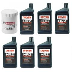 Driven Racing Oil High Zinc Oil Change Kit HR1 Conventional 15W-50 Bronco V8 1966-1977