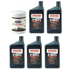 Driven Racing Oil Change Kit HR-1 High Zinc Conventional 15W-50 Oil W/ Ford Performance Filter Ford Mustang 1965-1973