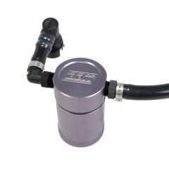 BBK Oil Separator Billet Gray Passenger Side Kit Mustang V6 2005-2010