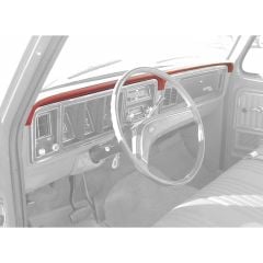 Dash Pad Ford Tooling Red F-100/ F-150/ F-250/ F-350 1973-1979