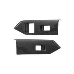 Trufiber Power Window Switch Cover LG126 Carbon Fiber Pair Convertible Mustang 2010-2014
