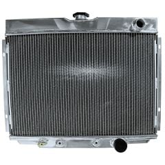 Radiator 2-Row Aluminum 24" Type-338 With Air Conditioning 289/302/351 Mustang 1968-1969