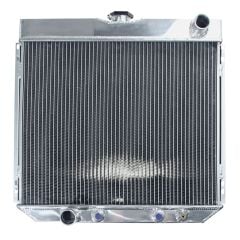 Radiator 4-Row Aluminum Polished 20" Type-339 250 Mustang 1969-1970/Without Air Conditioning 302/351 1970
