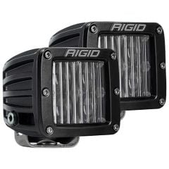 Fog Light Bezel And Mounting Kit With Rigid Industries LED Flood Lights And SAE Fog Lights F-150 Raptor 2017-2020