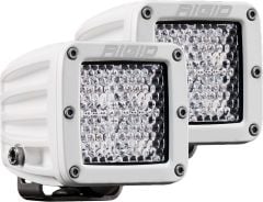Rigid Industries WHITE D-SERIES PRO DIFFUSED SM/2