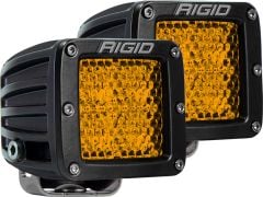 Rigid Industries D-SERIES DIFFUSED REAR FACING HIGH/LOW SM AMBER SET OF 2