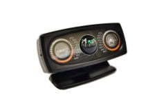 Rampage Pitch/ Roll Clinometer Black With Compass/ JK Unlimited Graphic Jeep