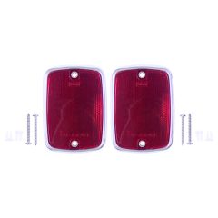 Red Rear Body Side Reflector Pair Flareside F-100/ F-250/ F-350 1967-1969