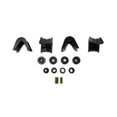Prothane Front Suspension Bushing Kit Polyurethane Black With 7 Degree Offset C-Bushings Bronco 1966-1979