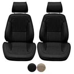 Distinctive Industries Front Bucket Seat Touring II Pair Deluxe 1967 Mustang