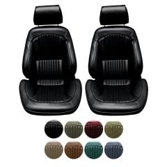 Distinctive Industries Front Bucket Seat Touring II Pair Standard 1968 Mustang