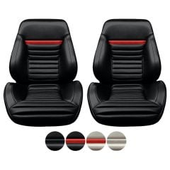 Distinctive Industries Front Bucket Seat Touring II Pair Mach 1 1969 Mustang