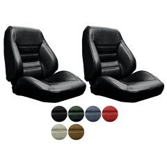 Distinctive Industries Front Bucket Seat Touring II Pair Standard Mustang 1971-1973