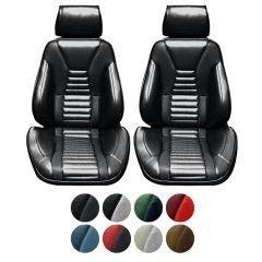 Distinctive Industries Front Bucket Seat Touring II Pair Mach 1 Mustang 1971-1973