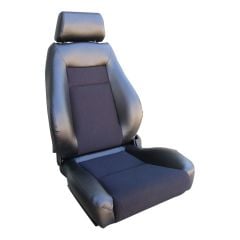 Procar Seat Vinyl With Velour Insert Elite Series Driver Side Mustang 1965-1993