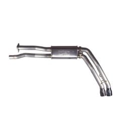 Injen Cat-Back Exhaust System SES With 4" Black Chrome Tips SuperCrew Ford F-150 Raptor 2017-2020