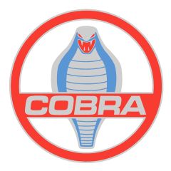 Shelby Cobra Logo Sign Center Cut
