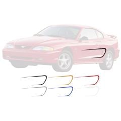 Graphic Express Side C-Stripe Decal Kit Solid Mustang 1994-1998