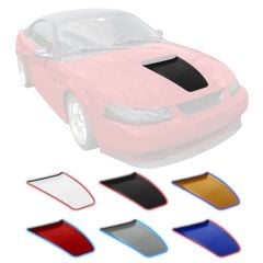 Graphic Express Hood Decal Square Nose With Raised Hood Scoop Mustang GT 1999-2004