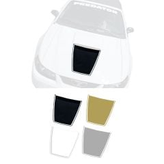 Graphic Express Square Nose Hood Decal With Pinstripe Mustang GT 1999-2004
