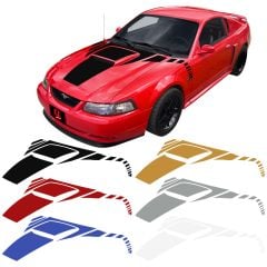 Graphic Express Hood Stripe Kit Boss Style Claw With Hood Scoop Mustang GT 1999-2004