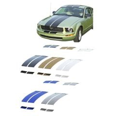 Graphic Express Lemans Stripe Kit 20-Piece 13" Low Wing Convertible Mustang 2005-2009