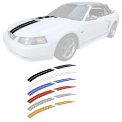 Graphic Express Stripe Kit LeMans With Raised Hood Scoop GT Convertible Mustang 1999-2004