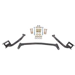 BMR Upper Torque Box Tubular Braces Black Hammertone Kit Mustang 1979-2004