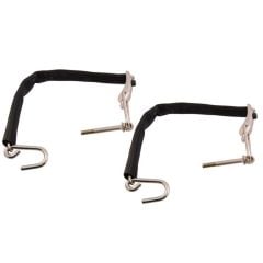Tailgate Chain And Bracket Rubber Covered Stainless Steel Pair F-100/F-250 57-79