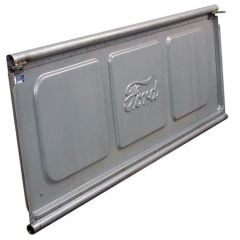 Tailgate With Ford Script And Chain Brackets Below Top Roll Stepside F-100 1950-1952