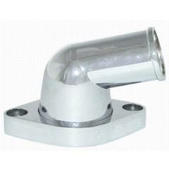 CJ Classic Trucks Thermostat Housing Aluminum Chrome 15 Degree Swivel Small Block/Big Block Chevrolet