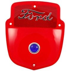 Taillight Lens With Ford Script/Blue Dot Stepside F-100/F-250/F-350 1953-1966