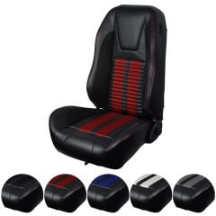 TMI Upholstery Sport R500 Series Seat With Seat Foam Hi-Back Black Mustang 1999-2004