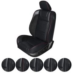 TMI Upholstery With Seat Foam Sport R Series Seat Vinyl Non-Airbag Low Back Mustang 2005-2007