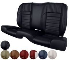 TMI Rear Seat Upholstery And Seat Foam Sport II Series Without Console Standard Coupe 1965 Mustang
