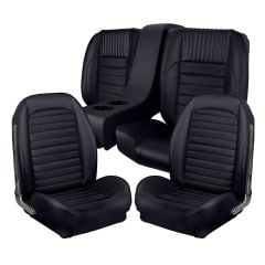 TMI Upholstery And Seat Foam Kit Sport II Series Front And Rear Buckets With Rear Console Standard Coupe 1966 Mustang