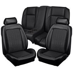 TMI Upholstery And Seat Foam Kit Sport II Series Front And Rear Buckets With Rear Console Standard Coupe 1968 Mustang