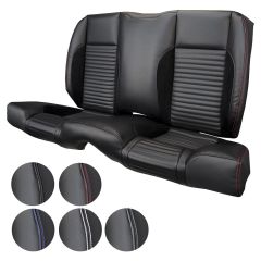 TMI Rear Seat Upholstery And Seat Foam Sport R Series Without Console Coupe 1967 Mustang